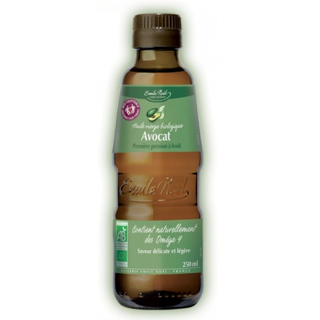 Huile Vierge Bio Avocat - 250ml - Emile Noel