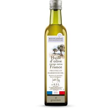 Huile d'olive vierge extra France Bio - 0.5L - Bio Planète