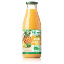 Cocktail Ananas Citron Vert Bio 0.75L-Vitamont