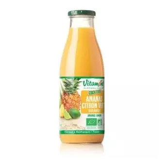 Cocktail Ananas Citron Vert Bio 0.75L-Vitamont