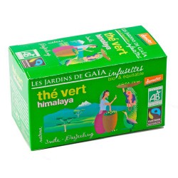 Thé Vert Himalaya, Infusettes Bio 32g-Les Jardins de Gaia