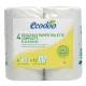 4 rouleaux Papier de toilette compacts écologiques - Ecodoo