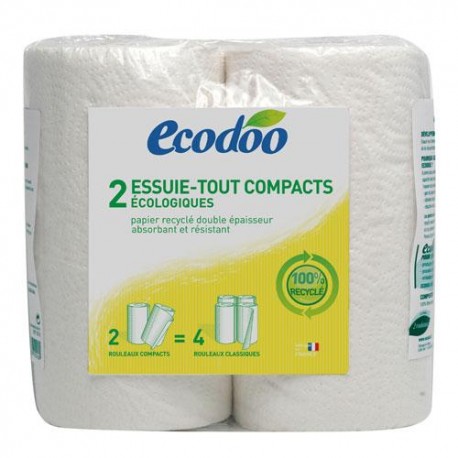 2 Essuie-Tout compacts écologiques - Ecodoo