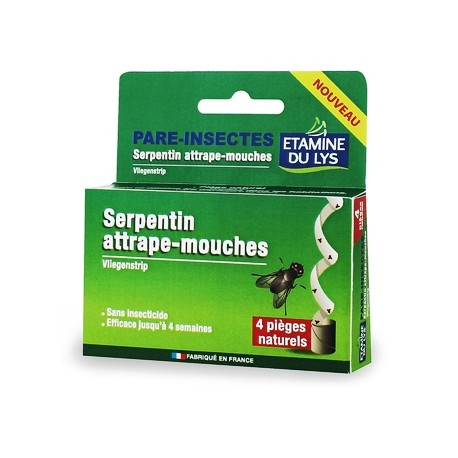 Serpentin Attrape-mouches - Etamine du Lys - 4 pièges