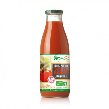 Jus de Tomate de Marmande Bio 0.75L-Vitamont