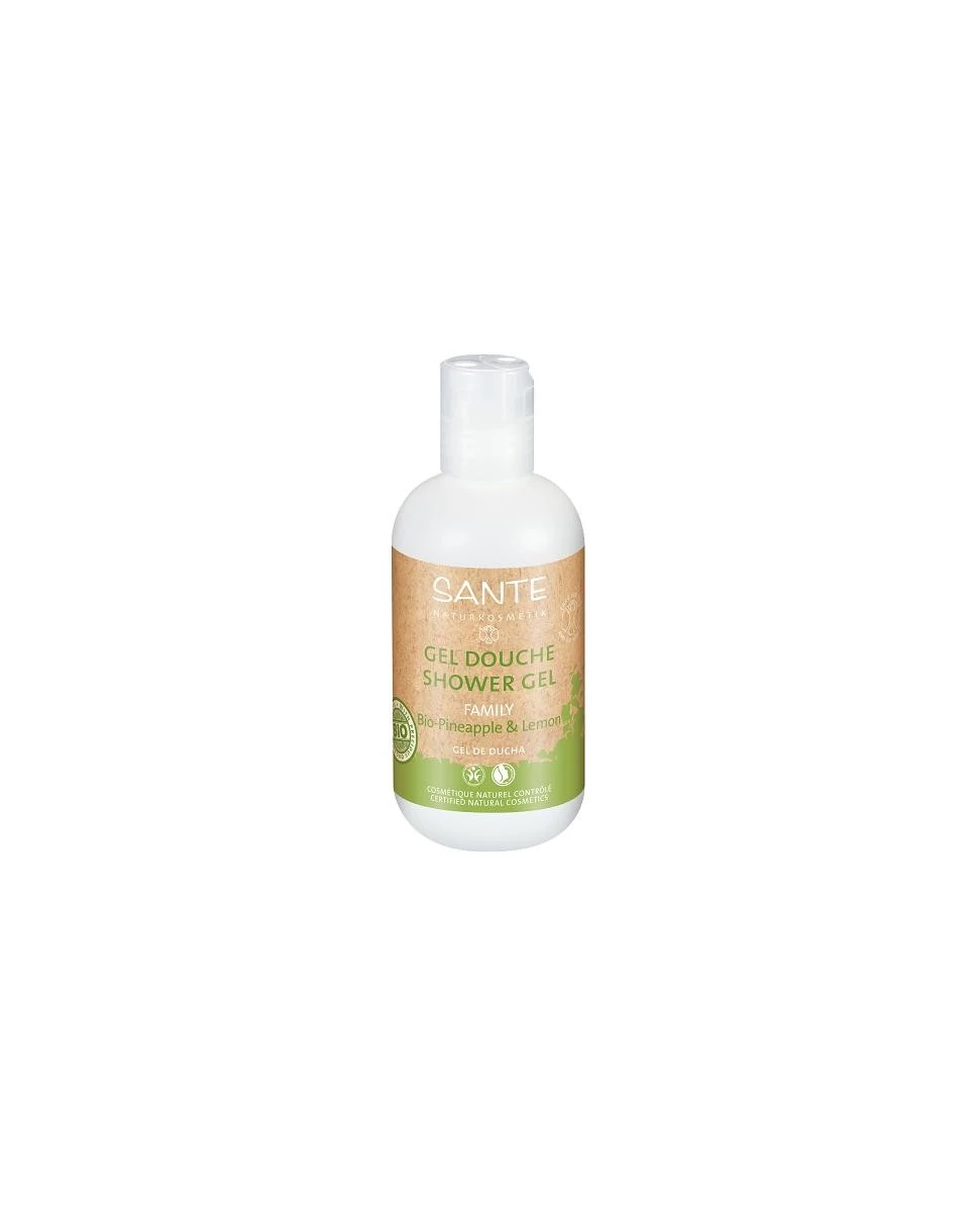 Gel Douche Ananas Bio et Citron - Santé Naturkosmetik - 200ml