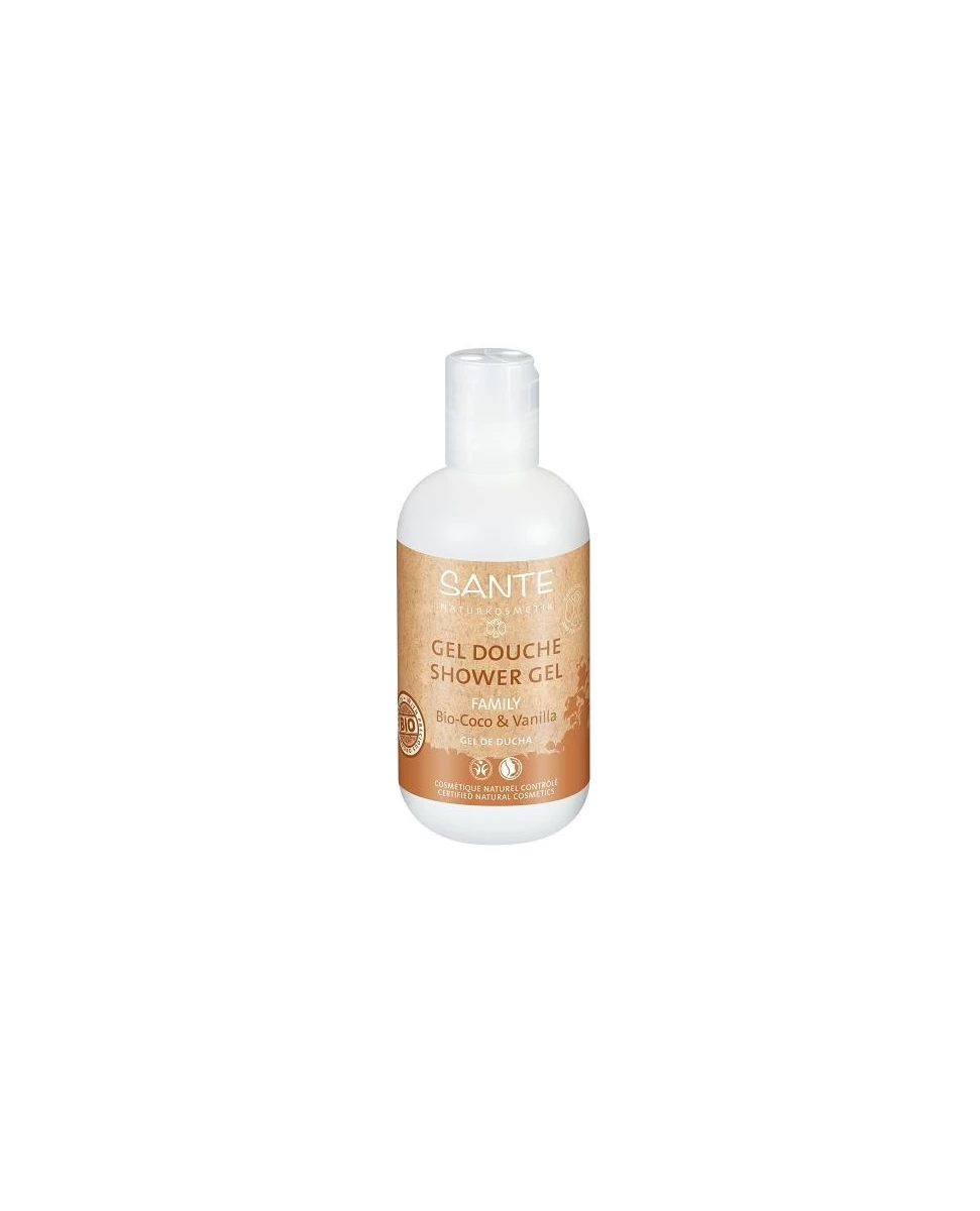 Gel Douche Coco Bio et Vanille - Santé Naturkosmetik - 200ml