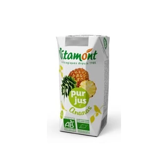 Jus d'Ananas Bio Tétra Pak 6x0.20L-Vitamont