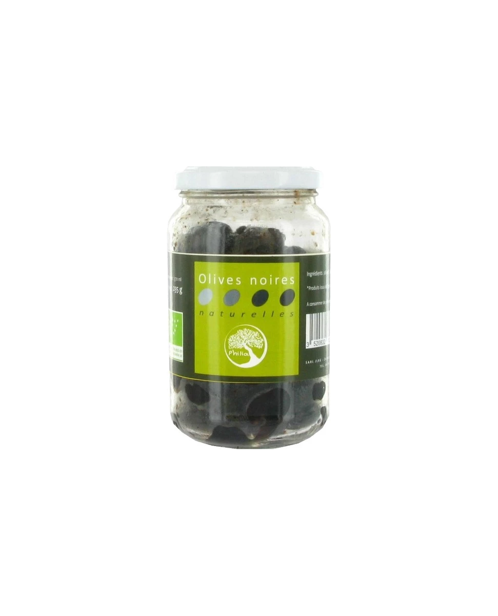 Olives Noires 125g-Philia