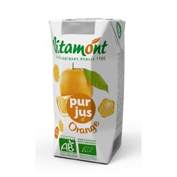 Jus d'Orange Bio Tétra Pak 6x0.20L-Vitamont