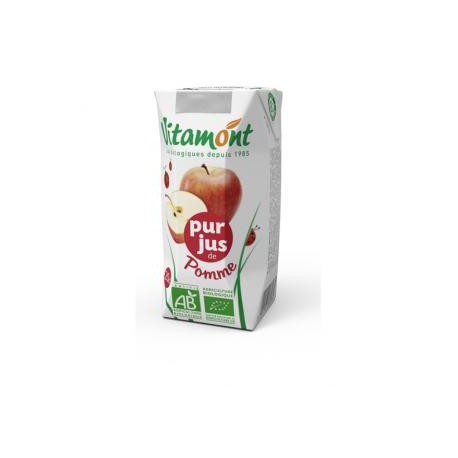 Jus de Pomme Bio Tétra Pak 6x0.20L-Vitamont