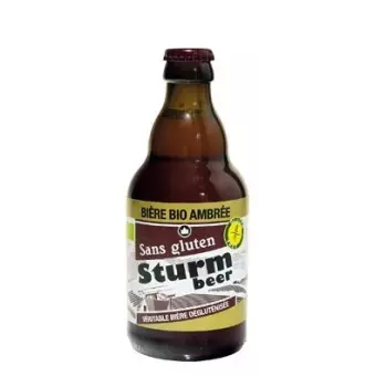Sturm Bière Bio Ambrée sans Gluten - 33cl - Sturmfrance