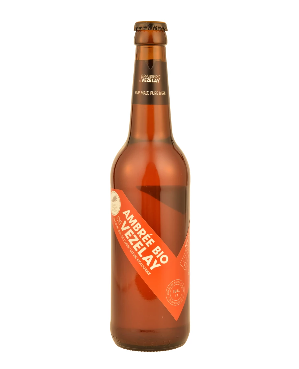 Bière Ambrée Bio - 500ml - Brasserie de Vezelay