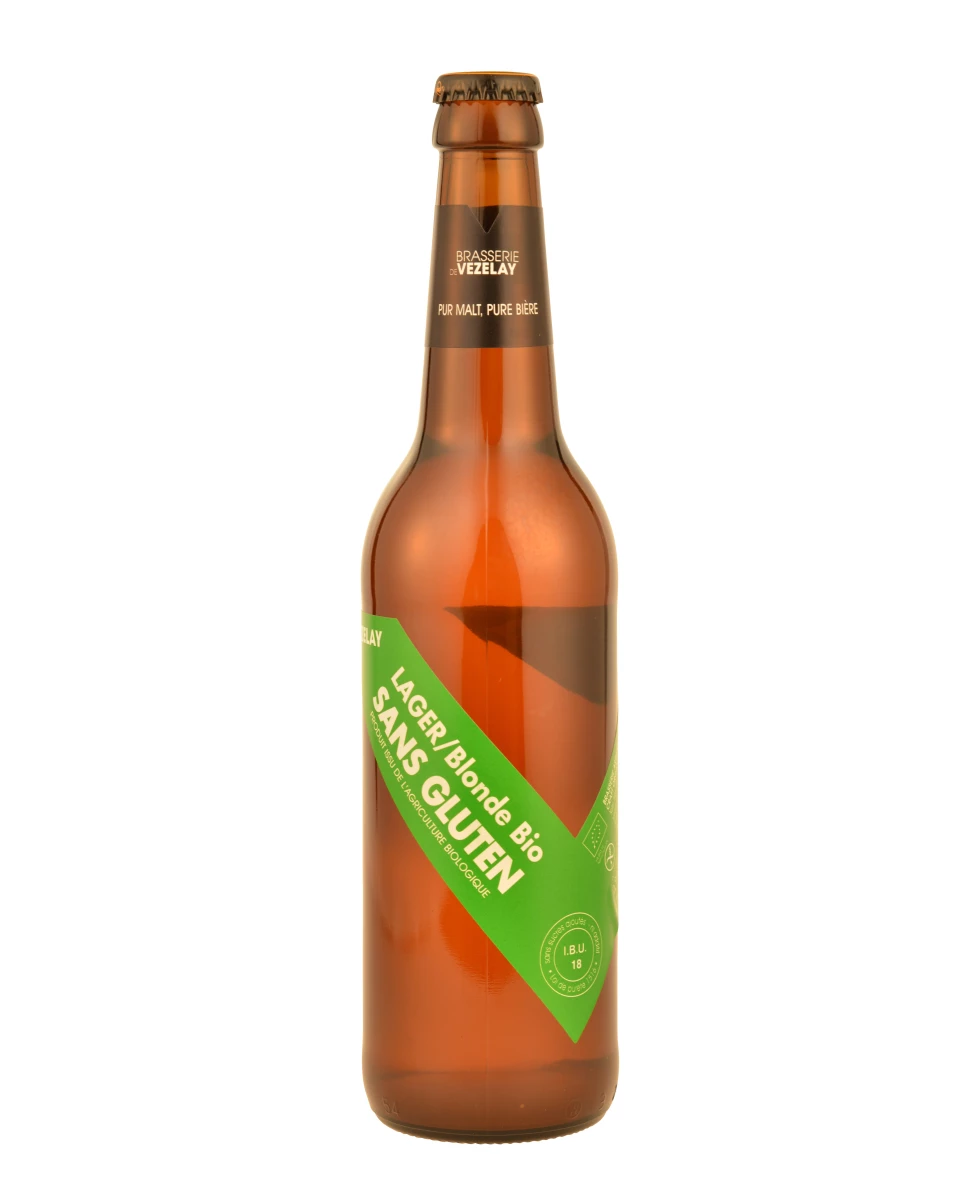 Bière Lager Blonde Bio - 500ml - Brasserie de Vezelay