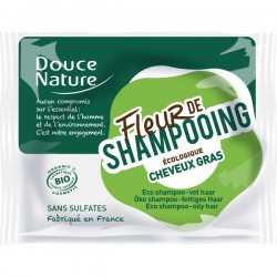 Fleur de Shampooing Cheveux Gras 85g-Douce Nature