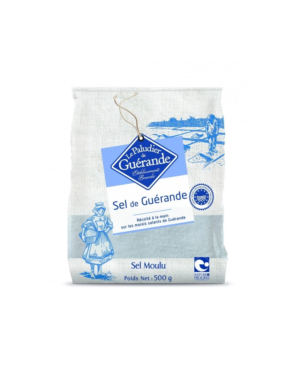Sel de Guérande Moulu - 500g - Le Paludier de Guérande
