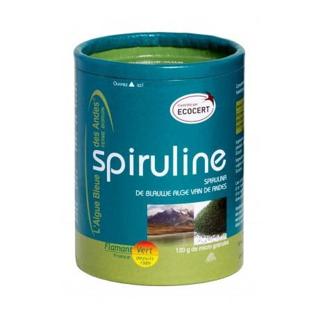 Spiruline Micro granules - 120g - Flamant Vert