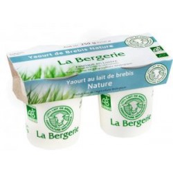Yaourts Nature au lait de Brebis - 2x125g - La Bergerie