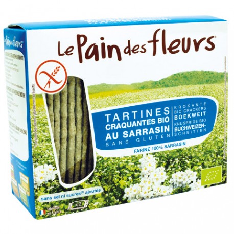 Tartines Craquantes Bio Sarrasin Sans Sel Ni Sucres 150g-Le Pain des Fleurs