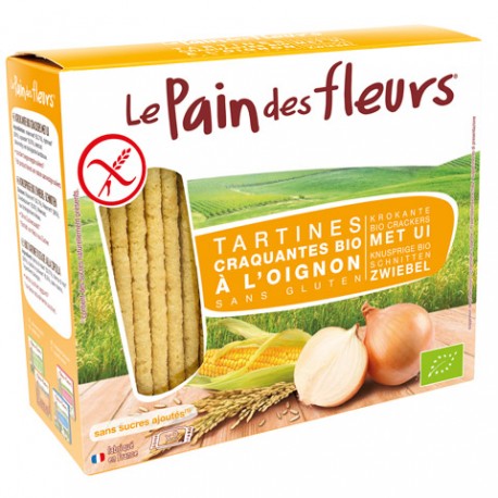 Tartines Craquantes Bio à l'Oignon 150g-Le Pain des Fleurs