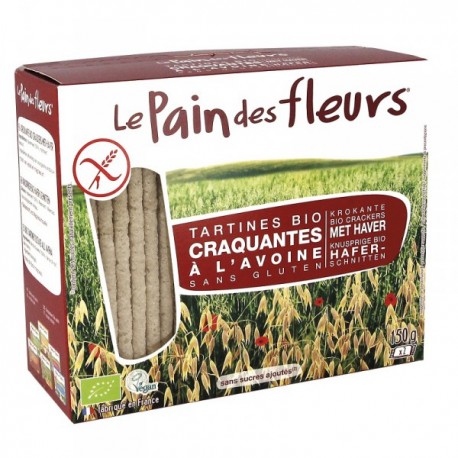 Tartines Craquantes Bio à l'Avoine 150g-Le Pain des Fleurs