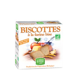 Biscottes Bio à la Farine Bise 270g-Le Moulin du Pivert