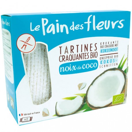 Tartines Craquantes Bio Noix de Coco 150g-Le Pain des Fleurs