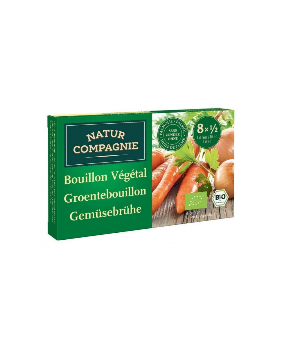 Bouillon Végétal en cube 84g-Natur Compagnie