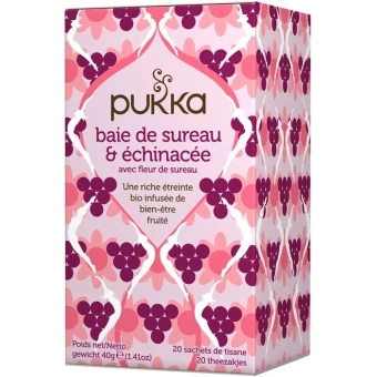 Baie de Sureau & Echinacée 20 sachets -Pukka