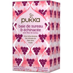 Baie de Sureau & Echinacée 20 sachets -Pukka