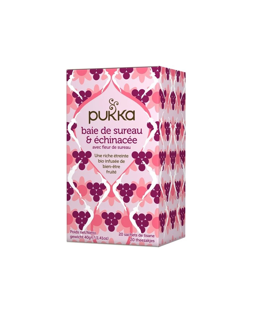 Baie de Sureau & Echinacée 20 sachets -Pukka