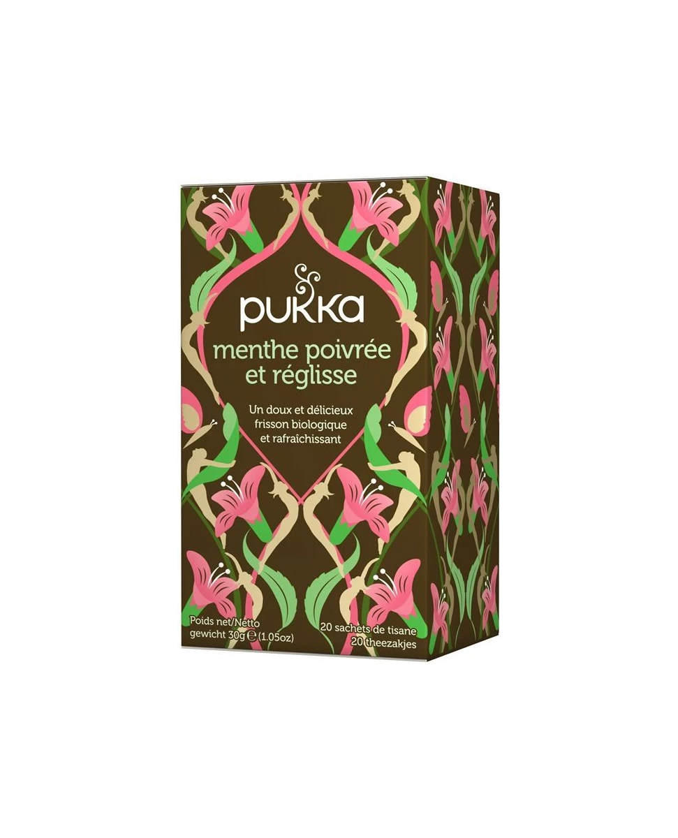 Menthe Poivrée et Réglisse - 20 sachets -Pukka