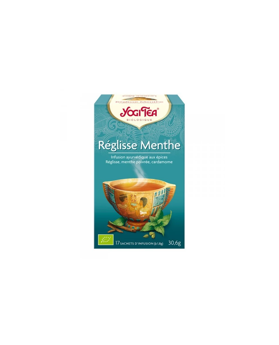 Réglisse Menthe - 17 infusettes - Yogi Tea
