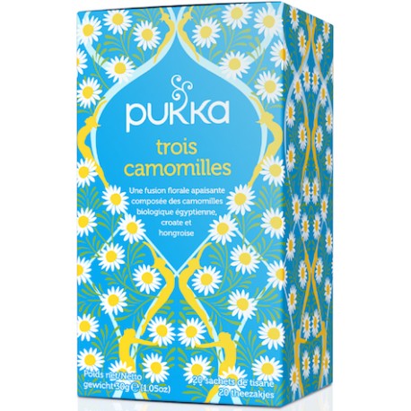 Trois Camomilles - 20 sachets -Pukka