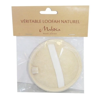 Véritable Loofah Naturel - Rond de 10cm - Beliflor®