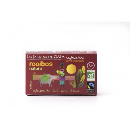 Rooibos Nature, Infusettes Bio 30g-Les Jardins de Gaia