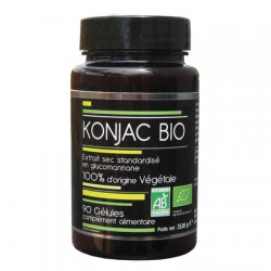 Konjac Bio 100% d'origine végétale - 90 Gélules - Abiocom