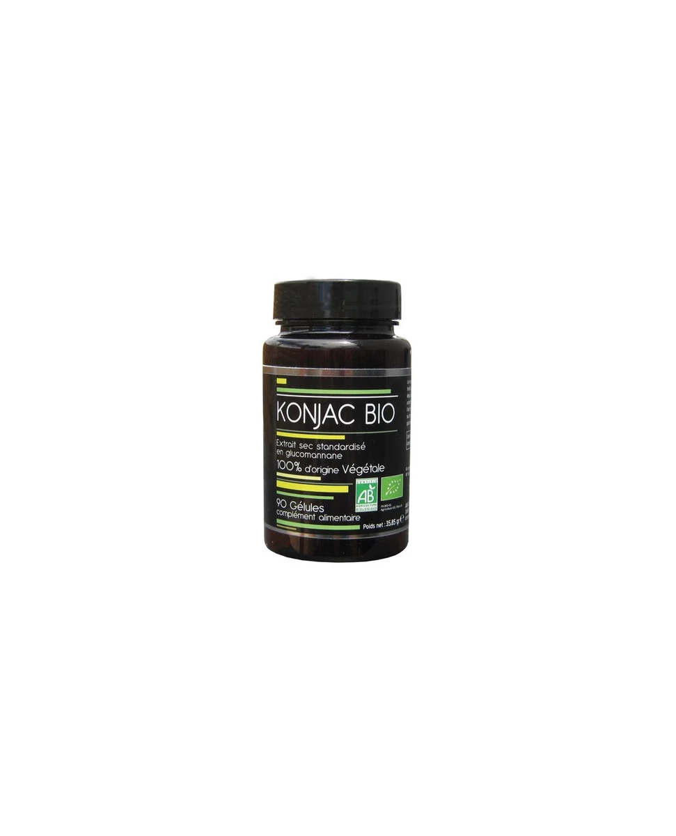 Konjac Bio 100% d'origine végétale - 90 Gélules -  Abiocom
