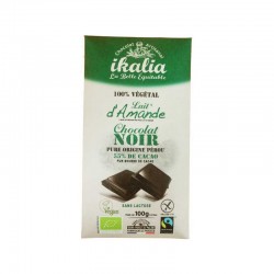 Chocolat Noir 55% Cacao 100% Végétal - 100g - Ikalia