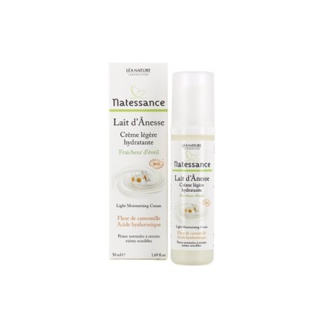 Crème légère hydratante Lait d'Anesse - 50ml - Natessance