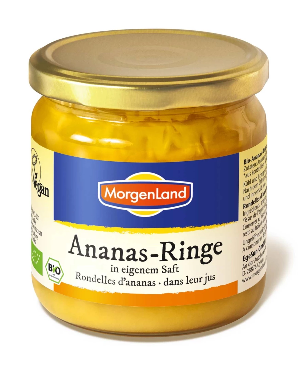 Rondelles d'ananas 350g-MorgenLand