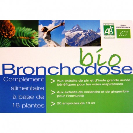 Bronchodose Bio - 20 ampoules - Nutrition Concept