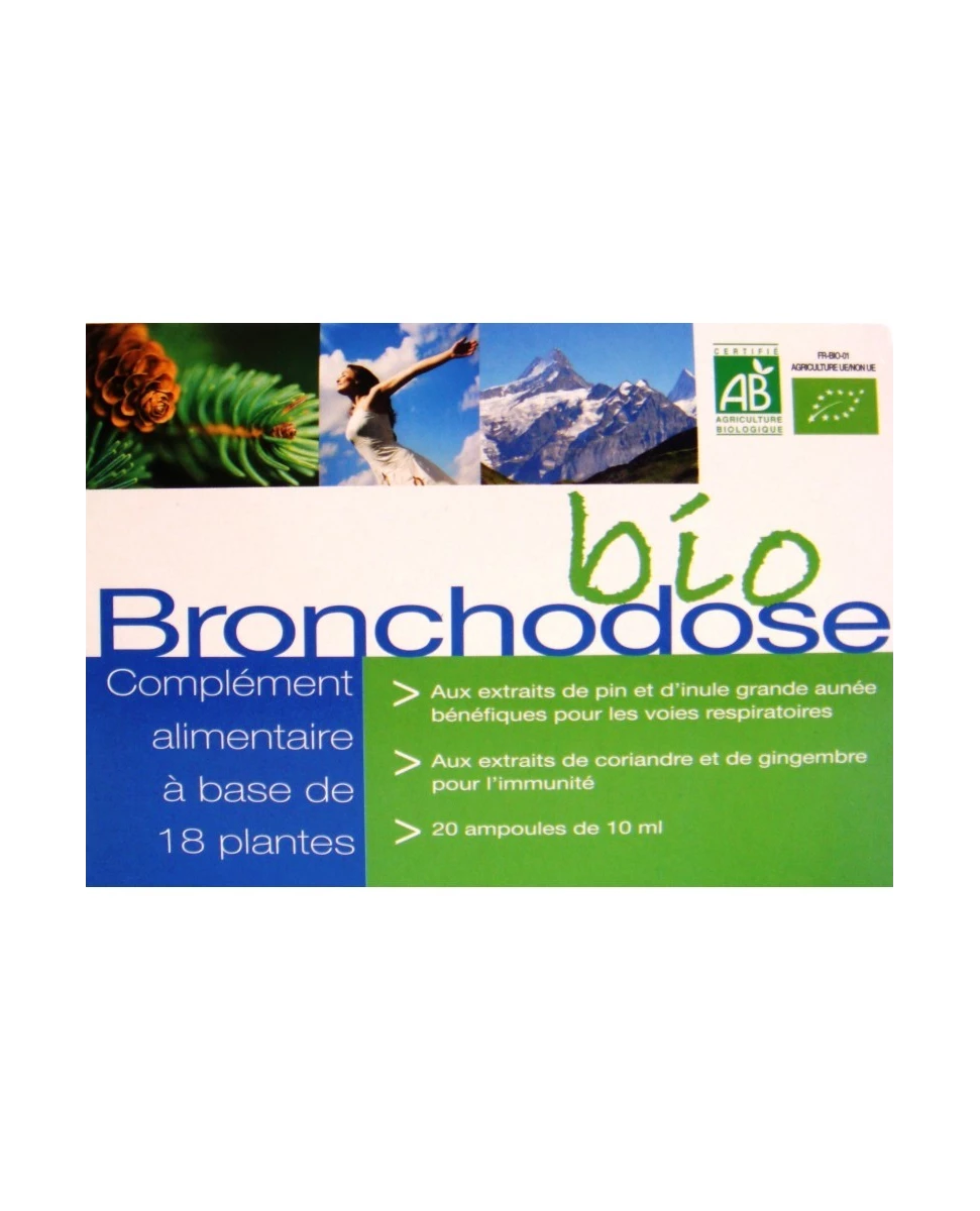 Bronchodose Bio - 20 ampoules - Nutrition Concept
