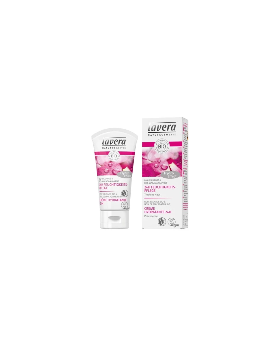 Crème Hydratante 24H Peaux sèches - 50mL - Lavera