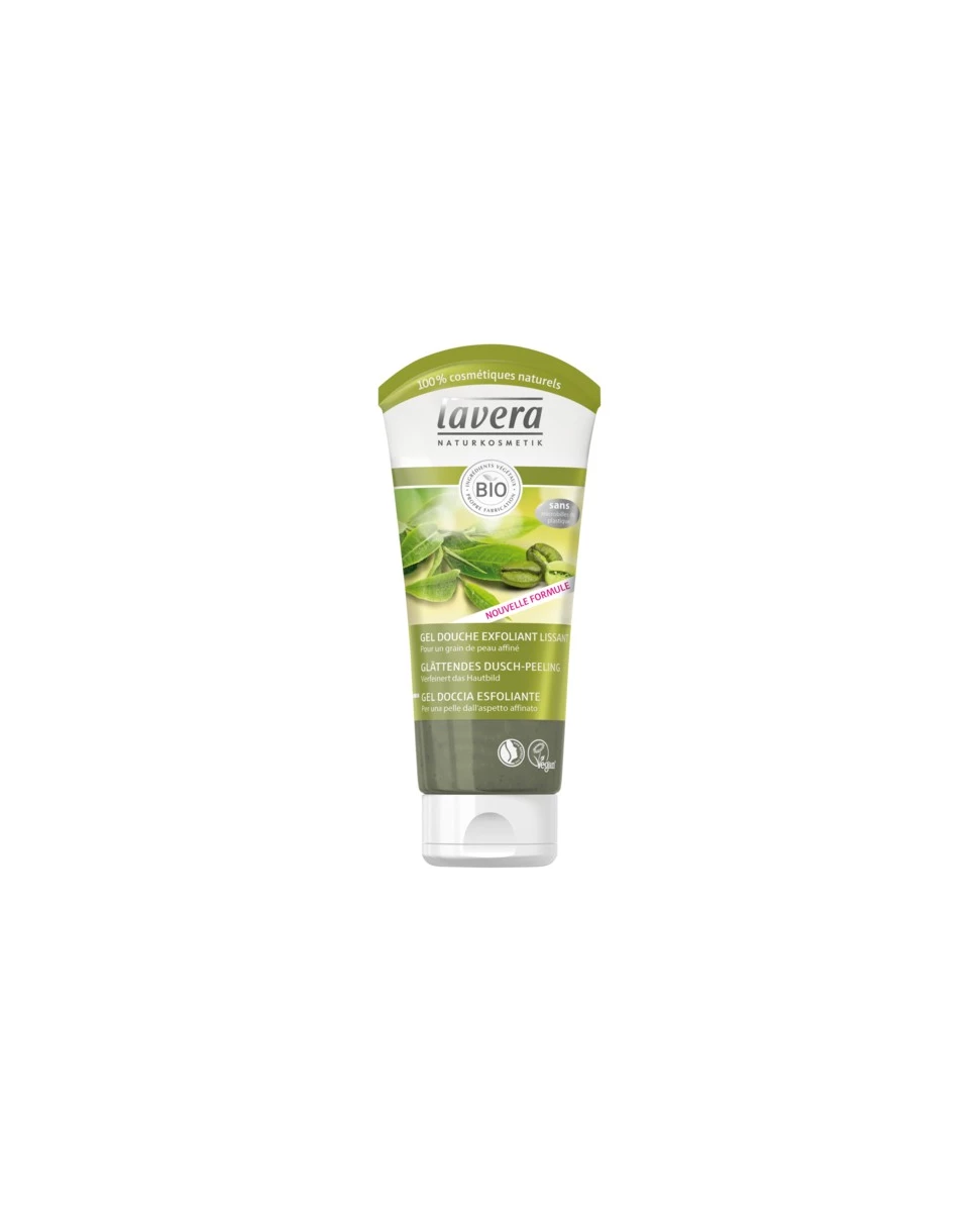 Gel douche exfoliant lissant - 200mL - Lavera