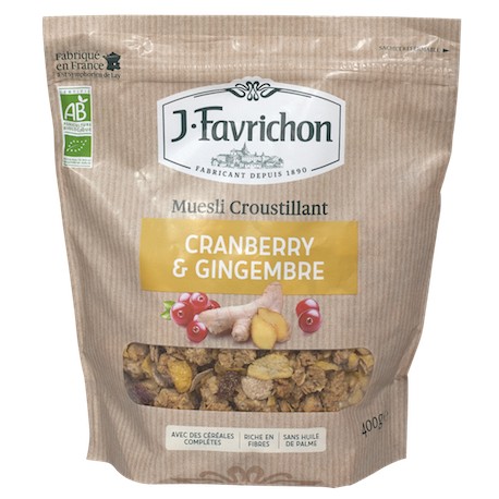 Muesli Croustillant Badiane Coriandre Gingembre 500g-Joseph Favrichon