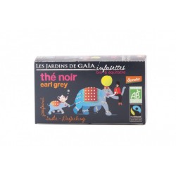 Thé Noir Earl Grey, Infusettes Bio 32g-Les Jardins de Gaia