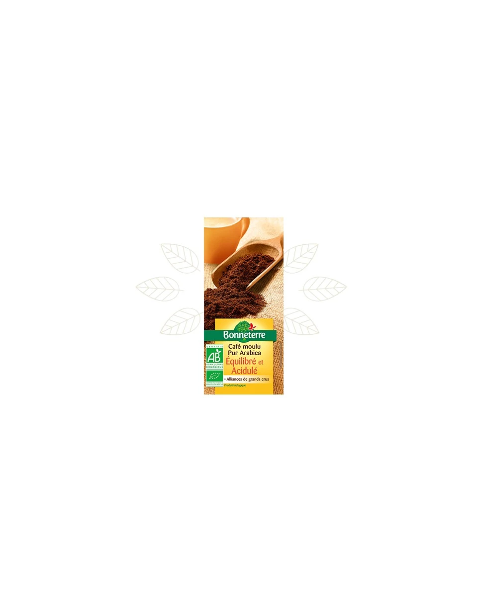 Café moulu Pur Arabica Equilibré et Acidulé 250g - Bonneterre