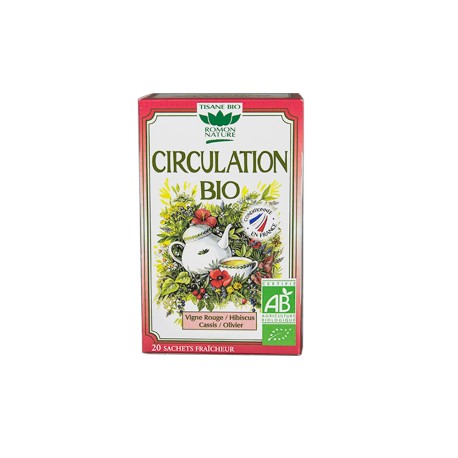 Tisane Circulation Bio - 20 Sachets - Romon nature