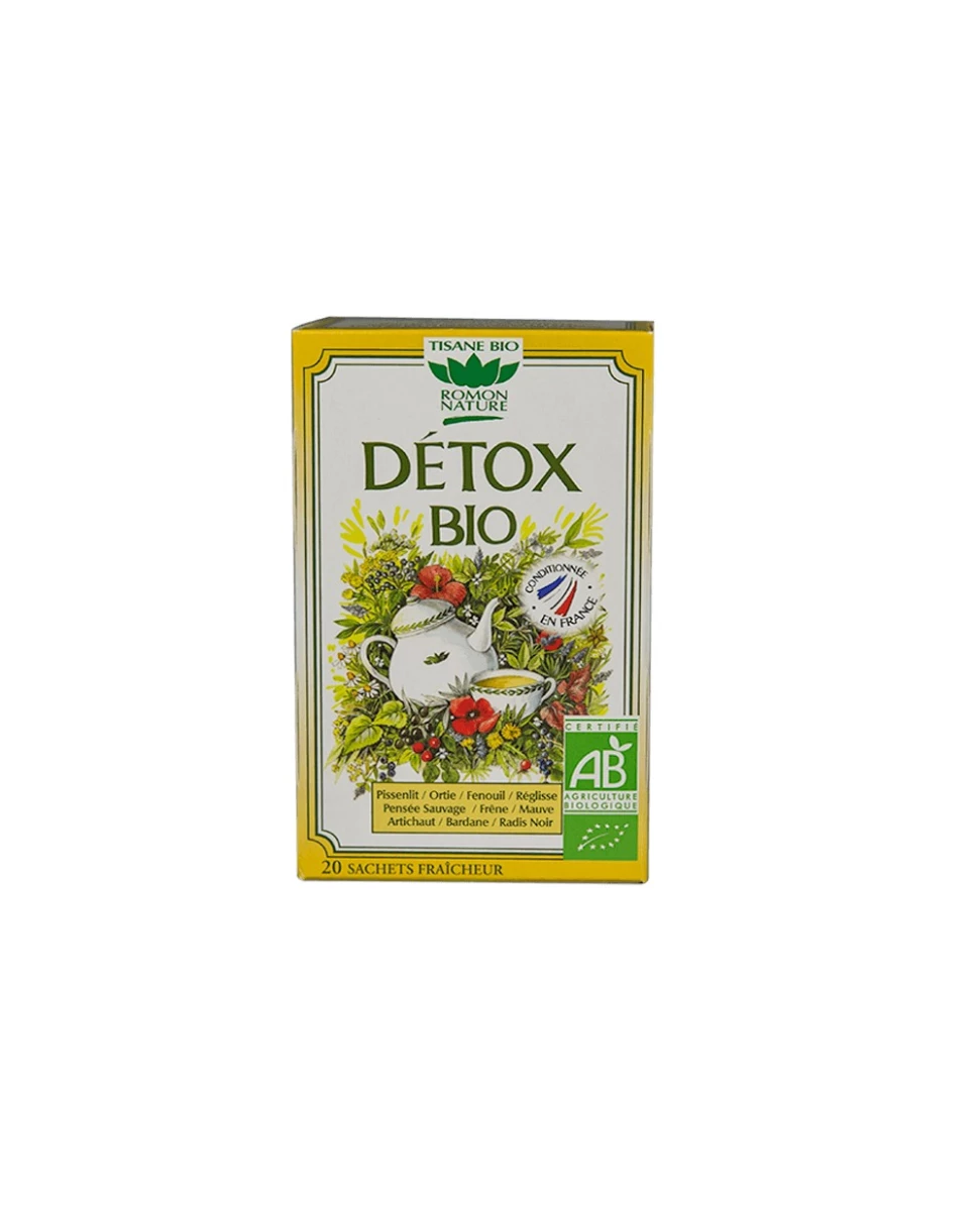 Tisane Détox Bio - 24 Sachets - Romon nature